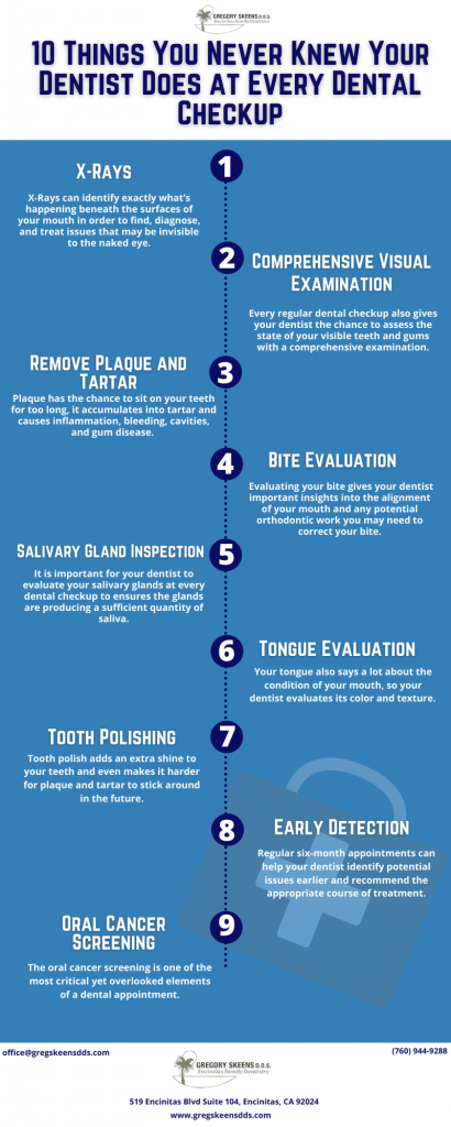 10 Things You Never Knew Your Dentist Does at Every Dental Checkup